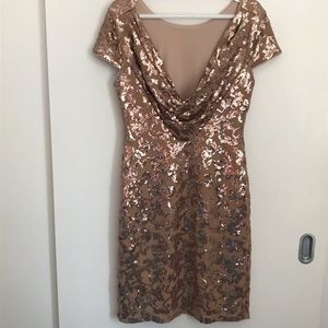 Calvin Klein sequin cocktail dress.